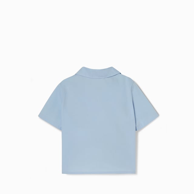 Baby cotton shirt with embroidery