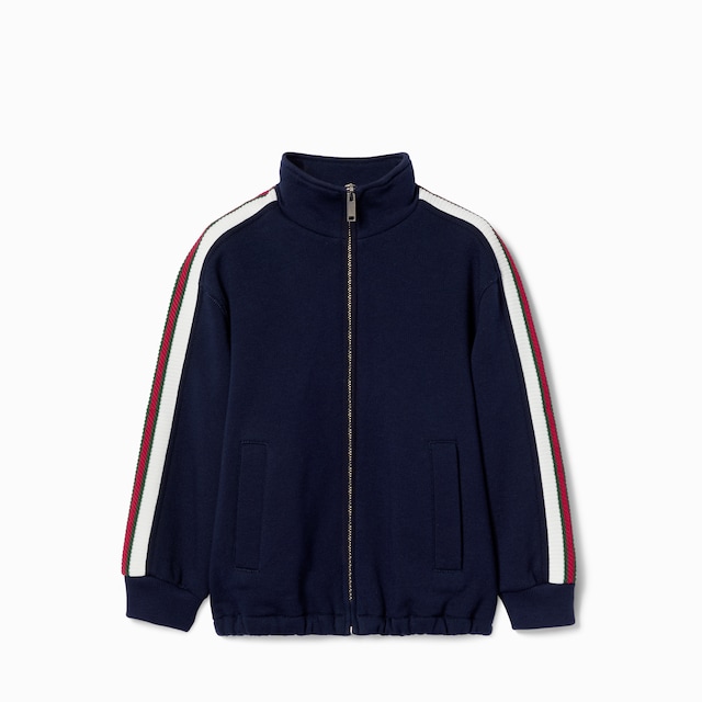 Children's cotton zip jacket