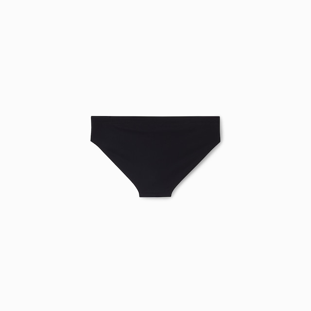 Elastane swim briefs with print