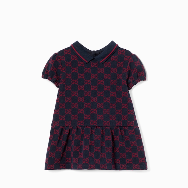 Baby GG cotton piquet dress