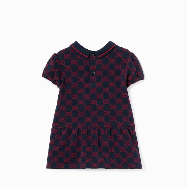 Baby GG cotton piquet dress