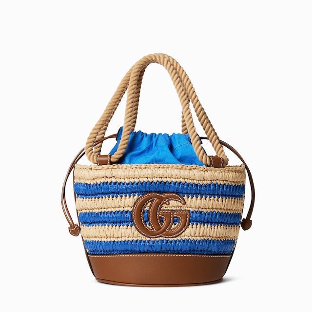 Geflochtene Mini Bucket Bag

