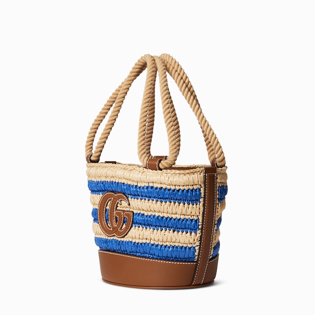 Geflochtene Mini Bucket Bag
