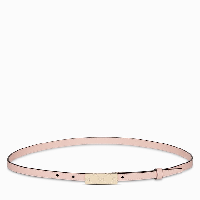 Ceinture fine avec boucle plate