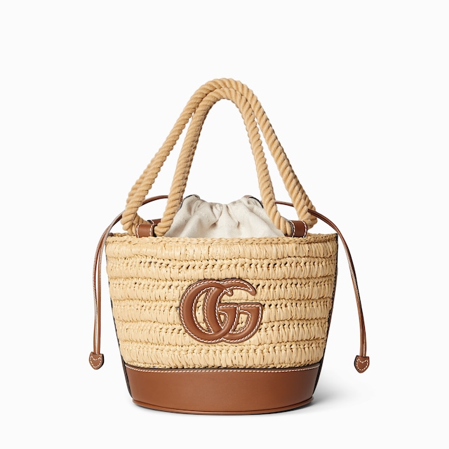 Geflochtene Mini Bucket Bag
