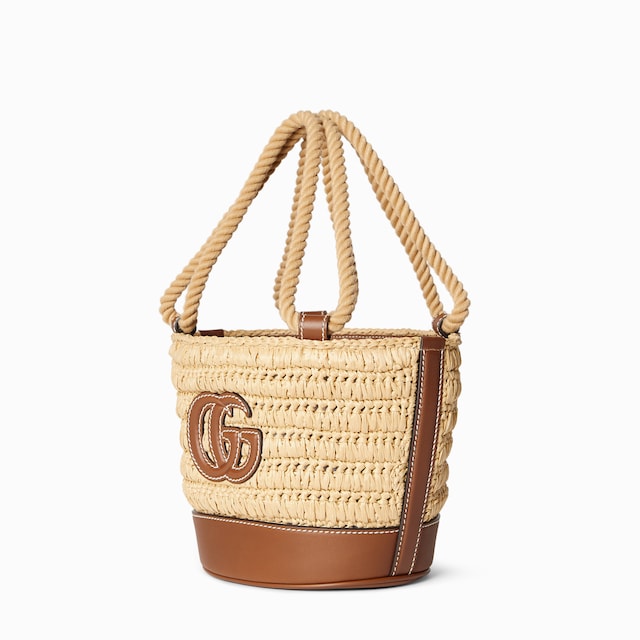 Geflochtene Mini Bucket Bag
