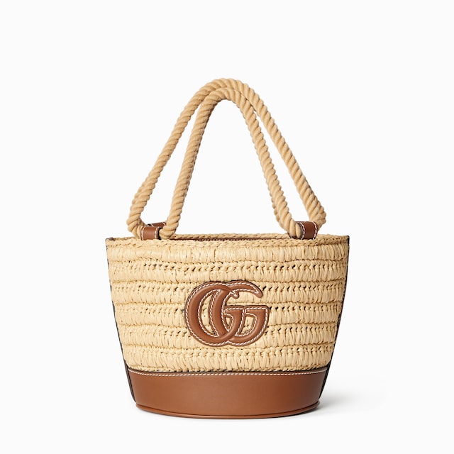Geflochtene Mini Bucket Bag
