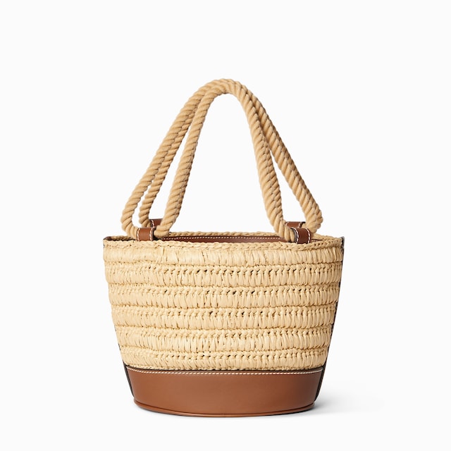 Geflochtene Mini Bucket Bag
