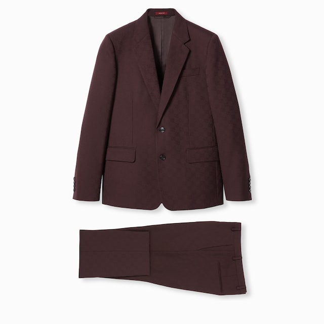Anzug aus GG Wolljacquard