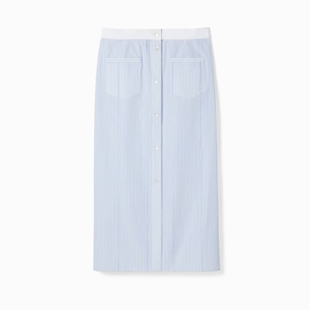 Gucci cotton fil coupé skirt