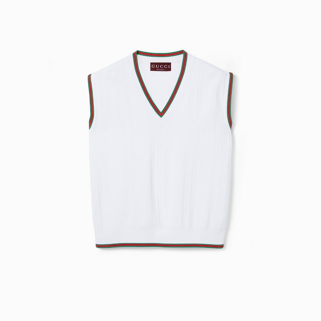 Vest top with Web trim