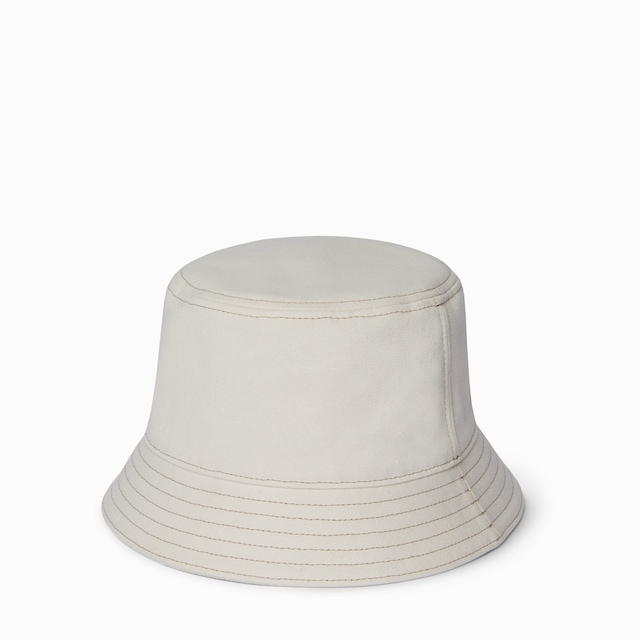 Printed cotton canvas bucket hat