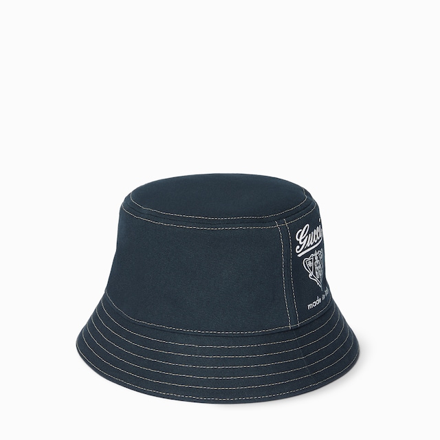 Printed cotton canvas bucket hat