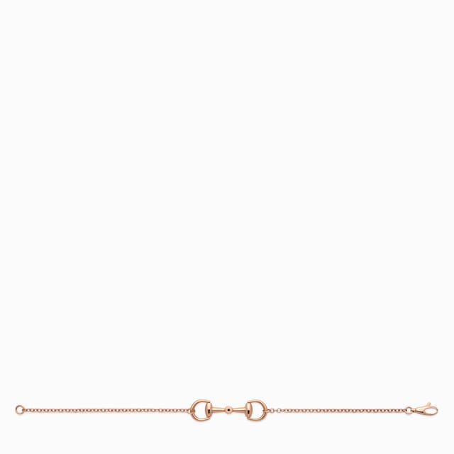 18k Horsebit diamond chain bracelet