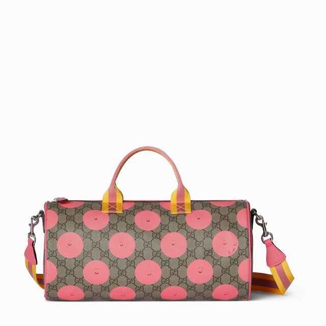 Children's printed GG top handle bag
