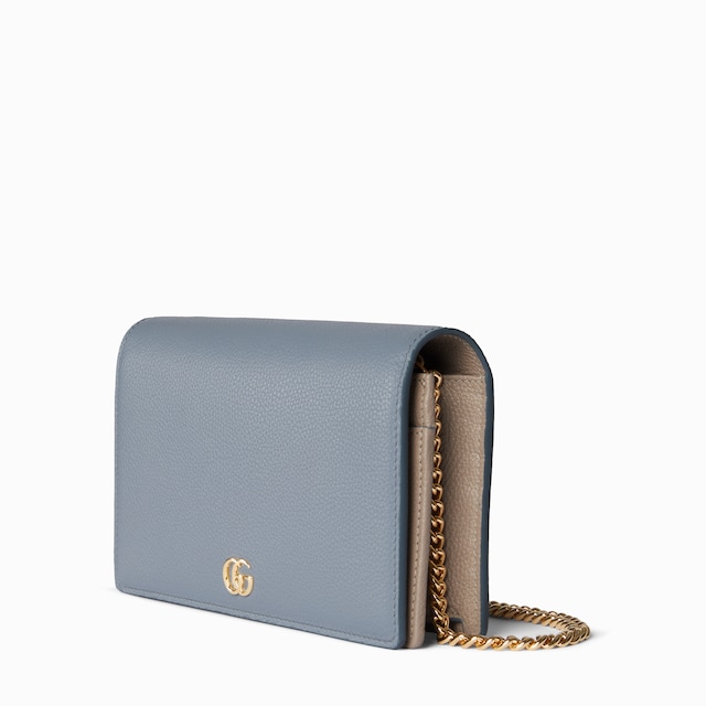 GG Marmont wallet on chain
