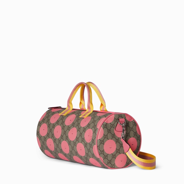 Children's printed GG top handle bag