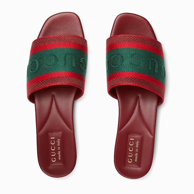 Women's slide sandal with Web