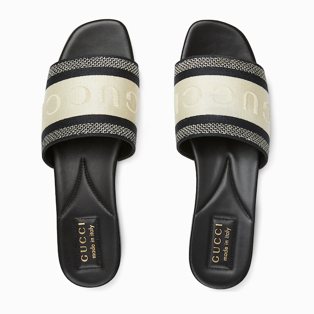 Women's slide sandal with Web