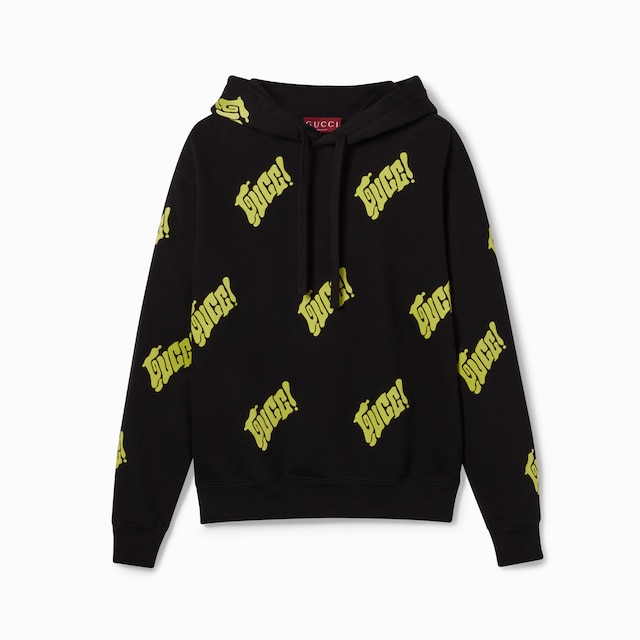 Embroidered cotton jersey sweatshirt