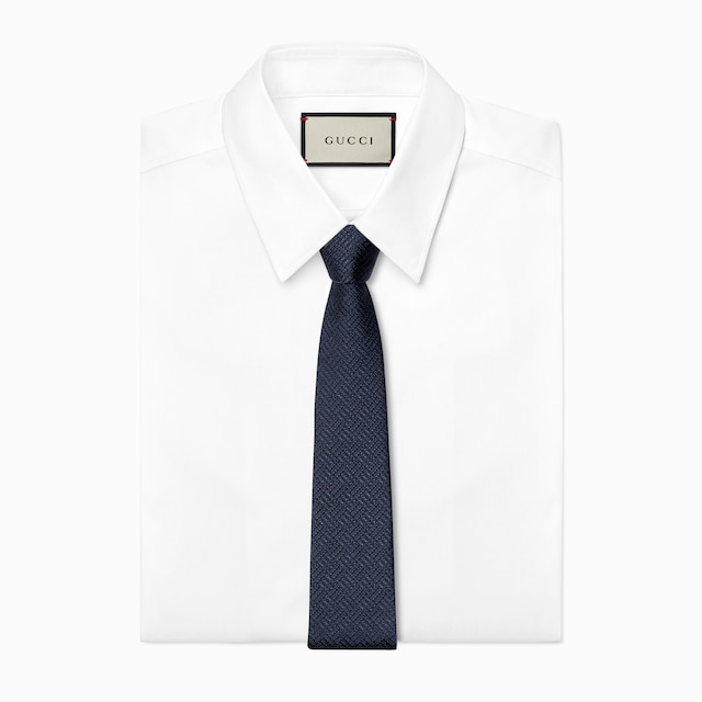 Gucci silk jacquard tie