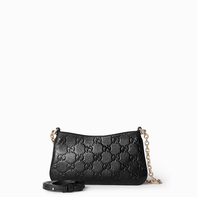 Borsa a spalla GG Emblem misura piccola
