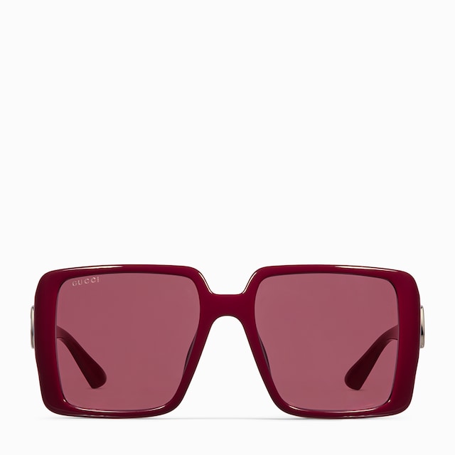 Low nose bridge fit square sunglasses