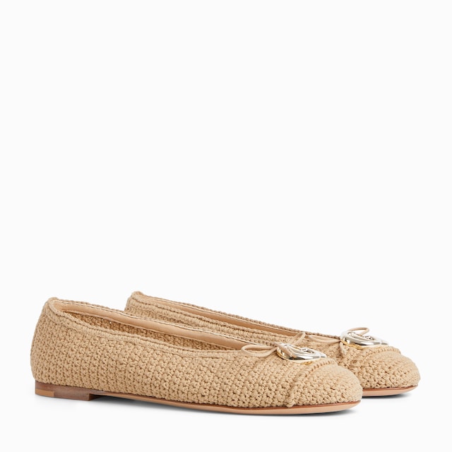 Women's ballet flat with Horsebit
