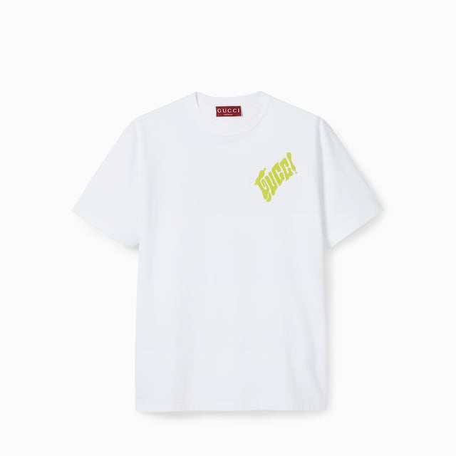 Cotton jersey T-shirt with Gucci logo 