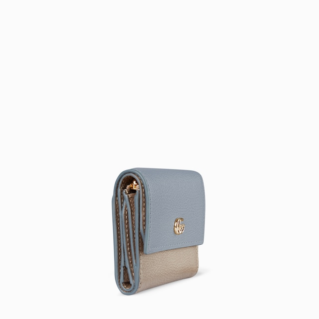 Bi-color GG Marmont mini wallet