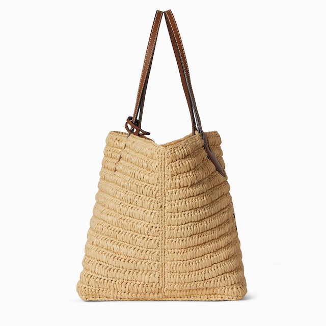 Woven medium tote bag
