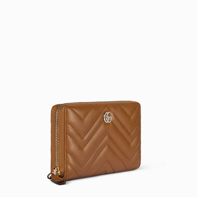 Portefeuille zippé GG Marmont