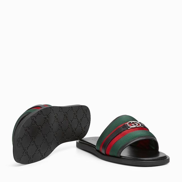 Men's slide sandal with Interlocking G