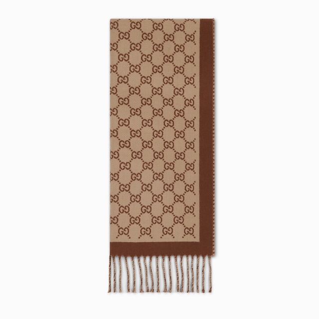 GG wool scarf