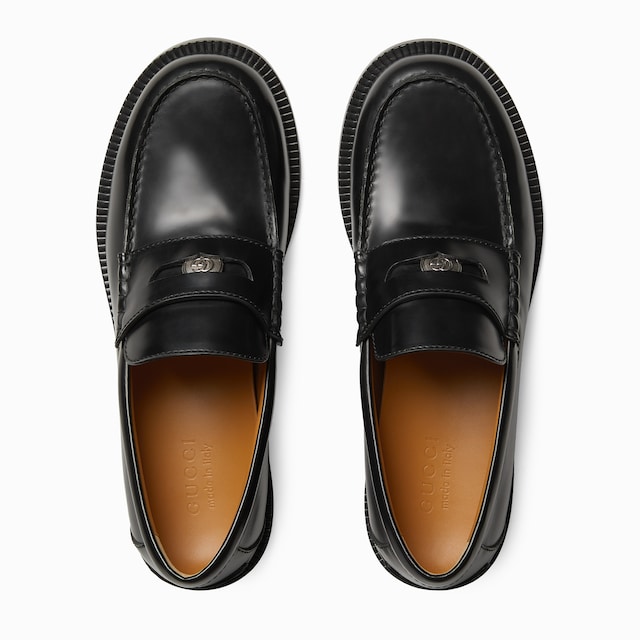 Men's loafer with removable detail 