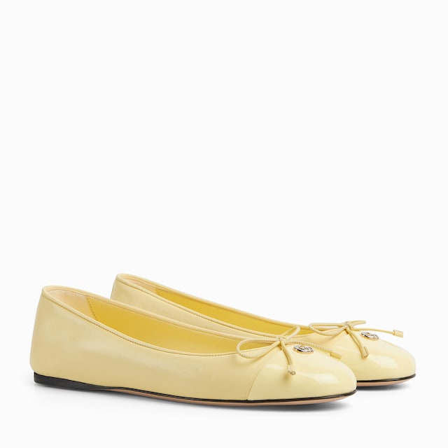 Women's ballet flat with Double G