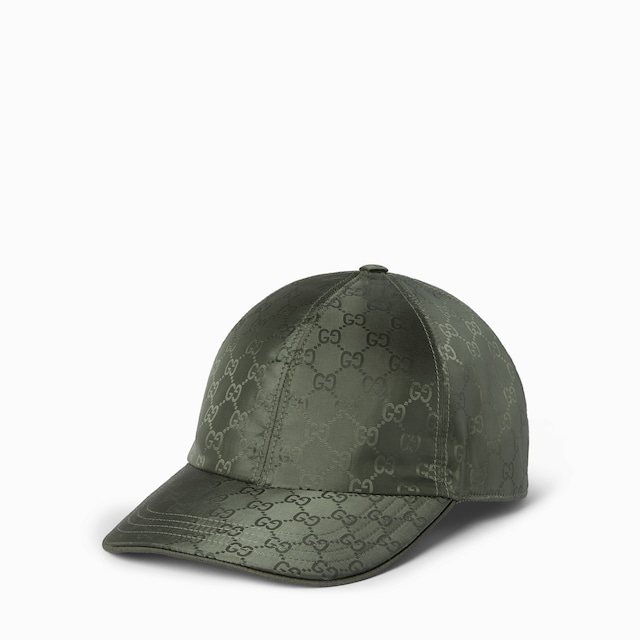GG nylon baseball hat in blue | GUCCI® US
