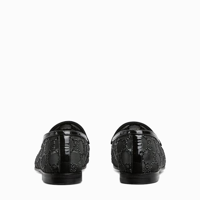 Women's GG crystal Gucci Jordaan loafer