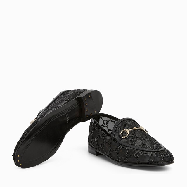 Women's GG crystal Gucci Jordaan loafer