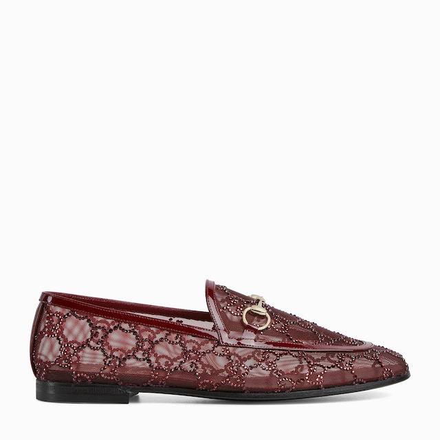 Women's GG crystal Gucci Jordaan loafer
