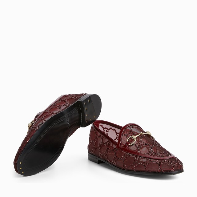 Women's GG crystal Gucci Jordaan loafer