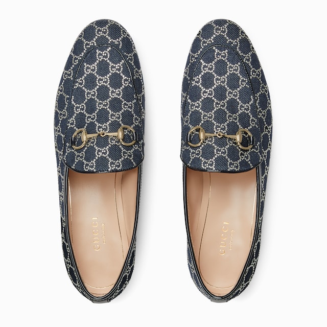 Women's GG crystal Gucci Jordaan loafer