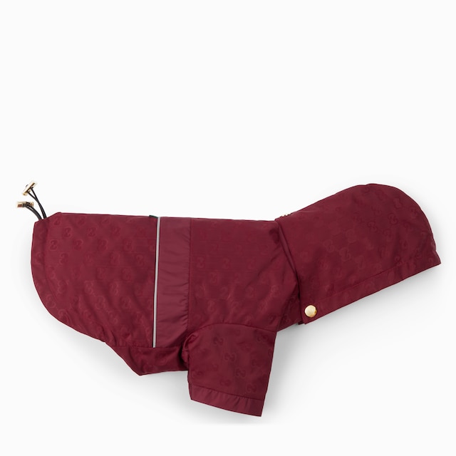 Chubasquero de nylon con GG para mascotas