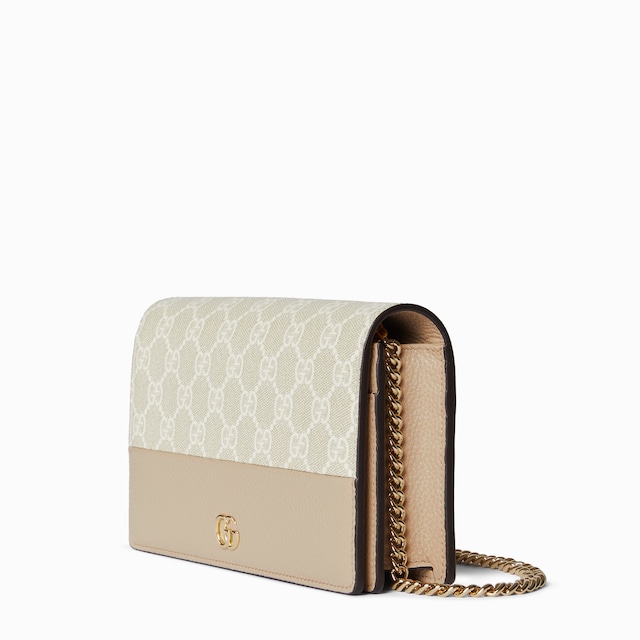 GG Marmont wallet on chain
