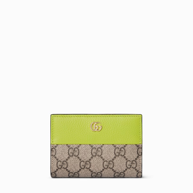 Bi-color GG Marmont small wallet