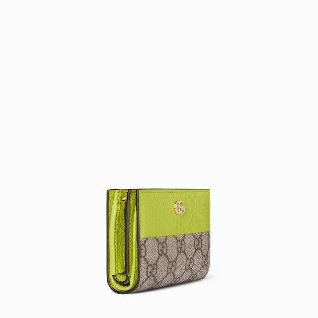 Bi-color GG Marmont small wallet
