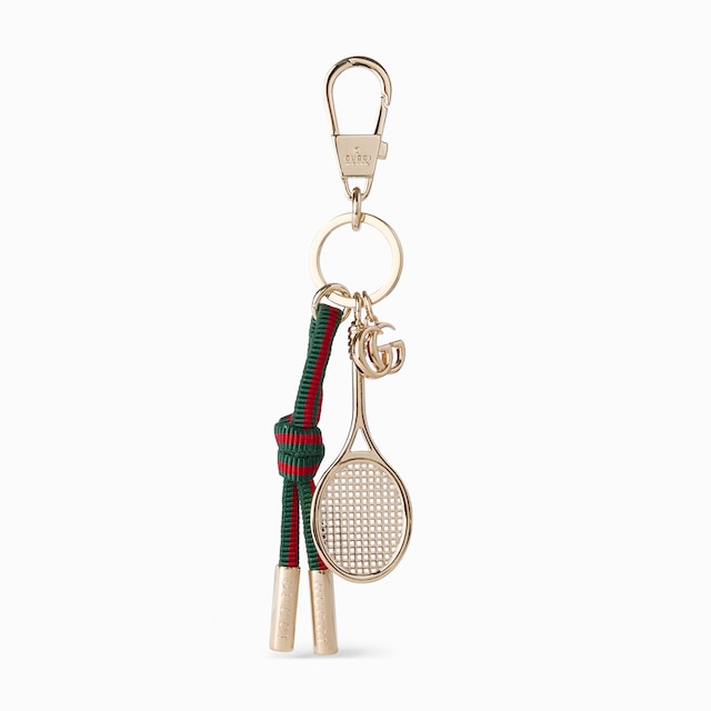 Gucci Tennis keychain with Web