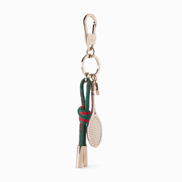 Gucci Tennis keychain with Web