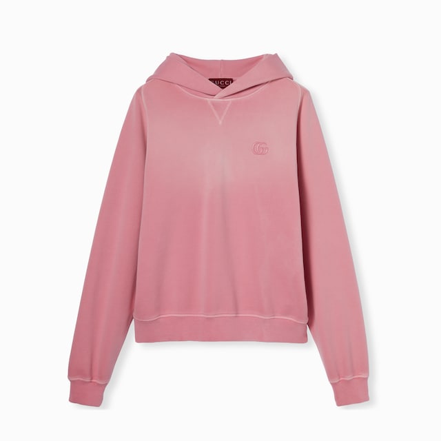 Cotton jersey sweatshirt with embroidery