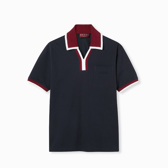 コットンピケ ポロTシャツ